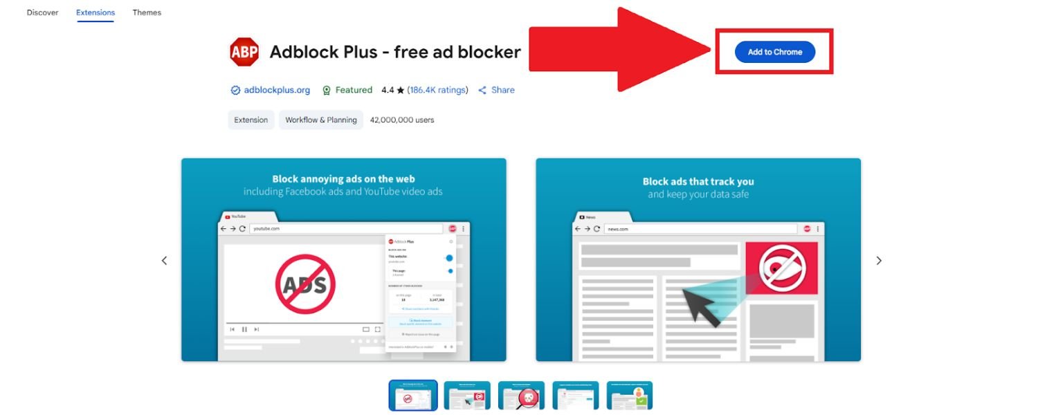 Install an Ad-Blocking Extension on Your Browser