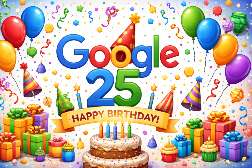 google twentyfive birthday