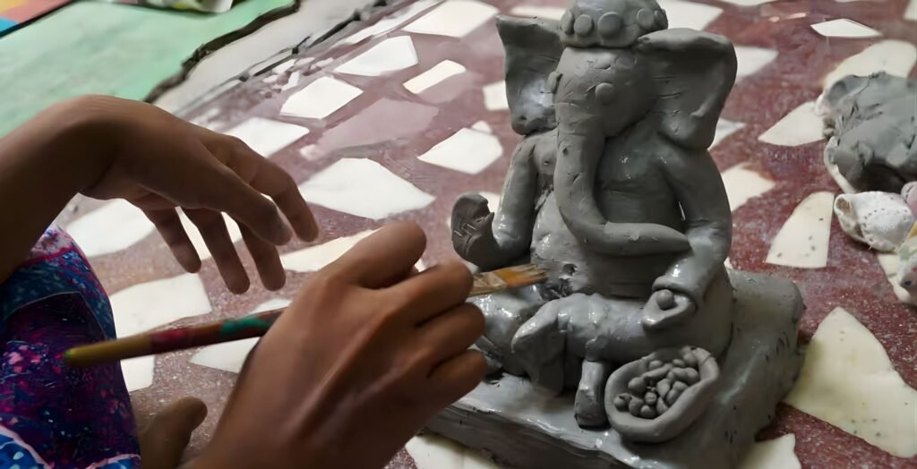 Make Eco-Friendly Ganpati at Home