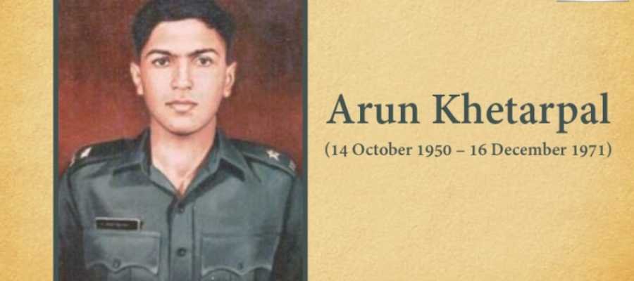 Second Lieutenant Arun Khetarpal