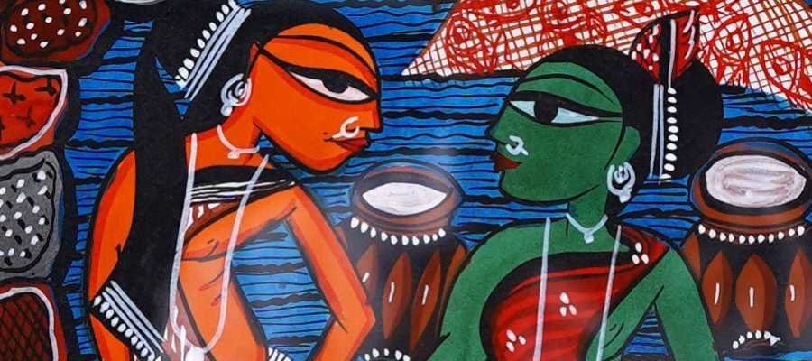 Santhal Painting (West Bengal, Jharkhand) 