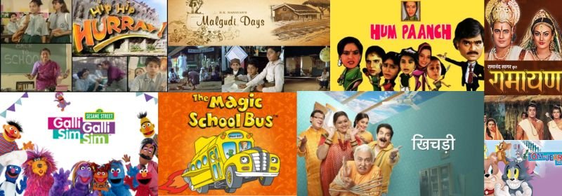 Childhood TV shows in India