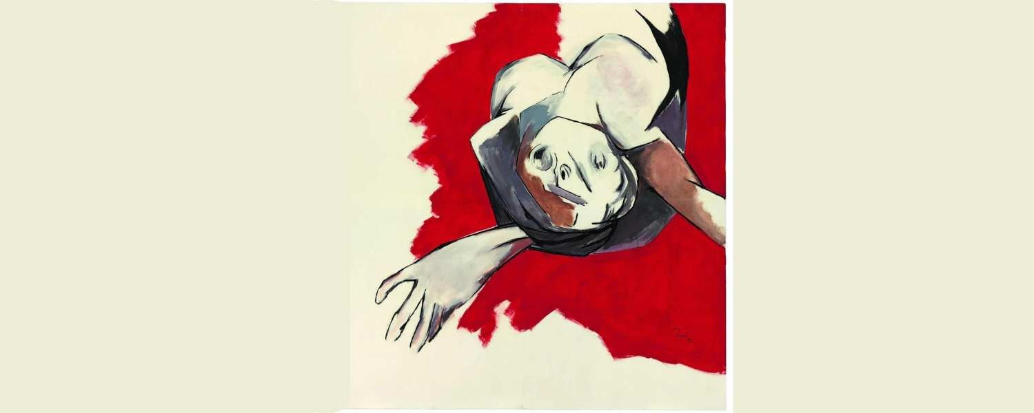 Tyeb Mehta's Falling Figure Series