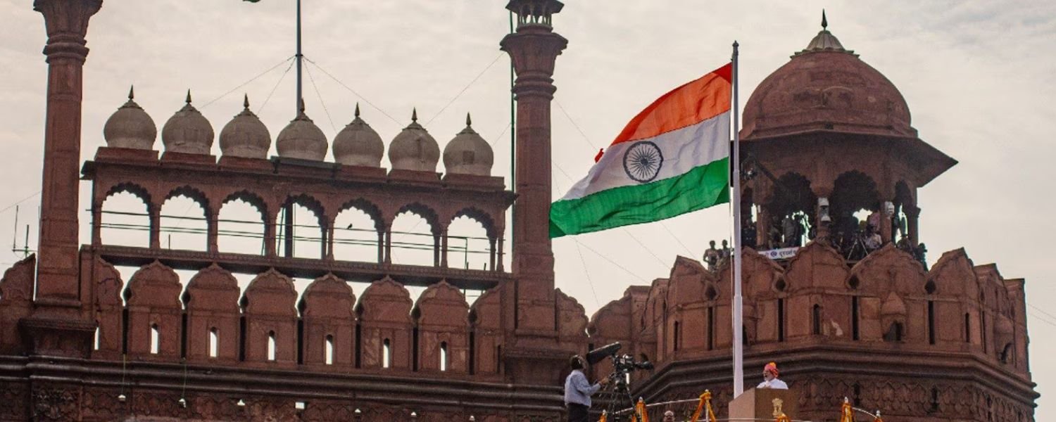 Flag hoisting, Indian flag, Independence day, Red fort, happy independence day 2024