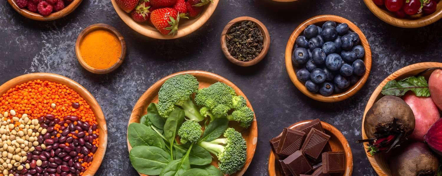 Antioxidant-rich fruits and Vegetables