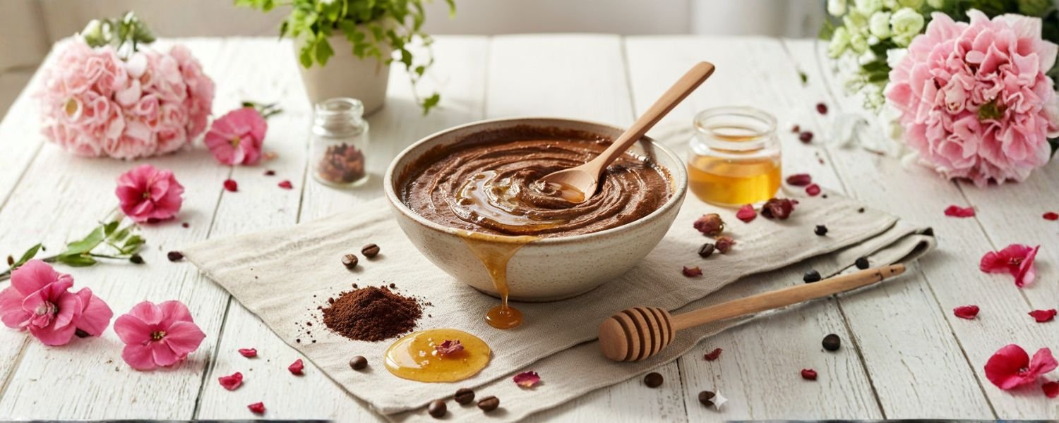 Honey + Coffee Face Pack For Rejuvenate Skin