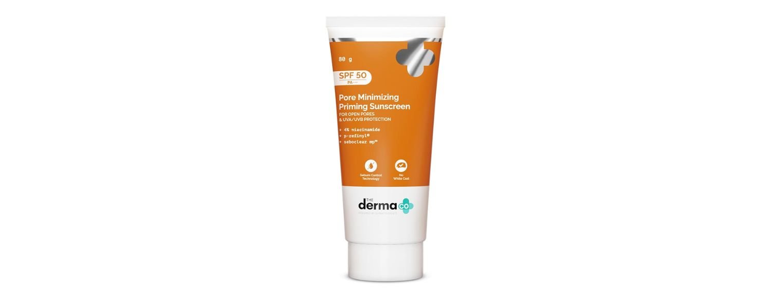The Derma Co Pore Minimizing Priming Sunscreen with SPF 50